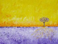 L'albero  Olio su tela - 30 x 30